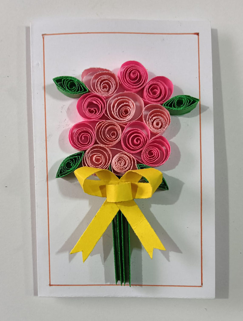 Tarjeta del amor y la amistad